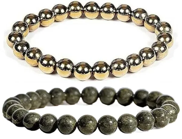 Multiagate_Pyrite,_Stone_Bracelet_Set_(Pack_of_2)