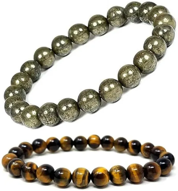 Multiagate_Stone,_Crystal,_Tiger's_Eye_Bracelet_Set_(Pack_of_2)