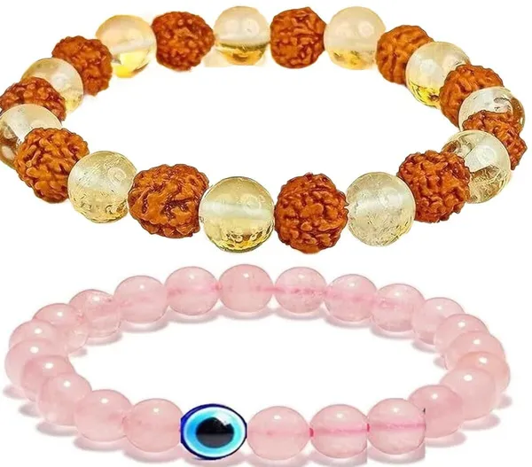 Multiagate_Crystal,_Rudraksha,_Clear_Quartz_Bracelet_Set_(Pack_of_2)