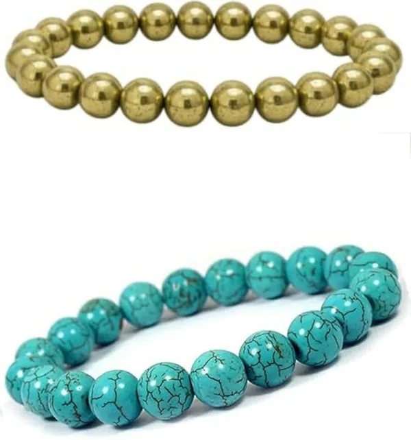 Multiagate_Stone,_Golden_Pyrite,_Crystal,_Turquoise_Bracelet_Set_(Pack_of_2)