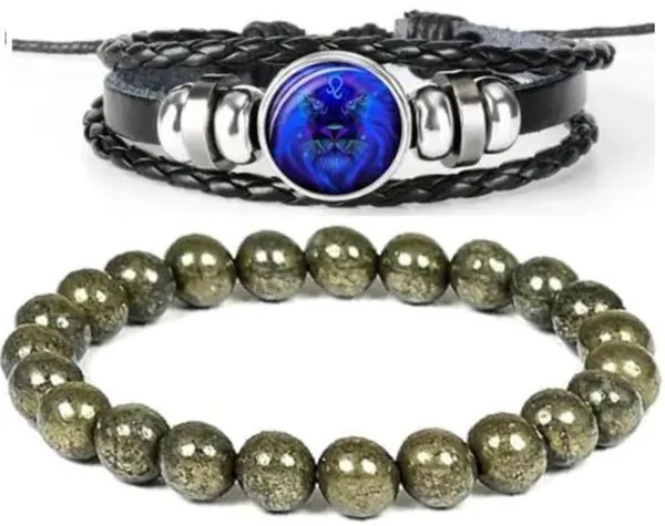 Multiagate_Pyrite,_Crystal,_Leather_Bracelet_Set_(Pack_of_2)