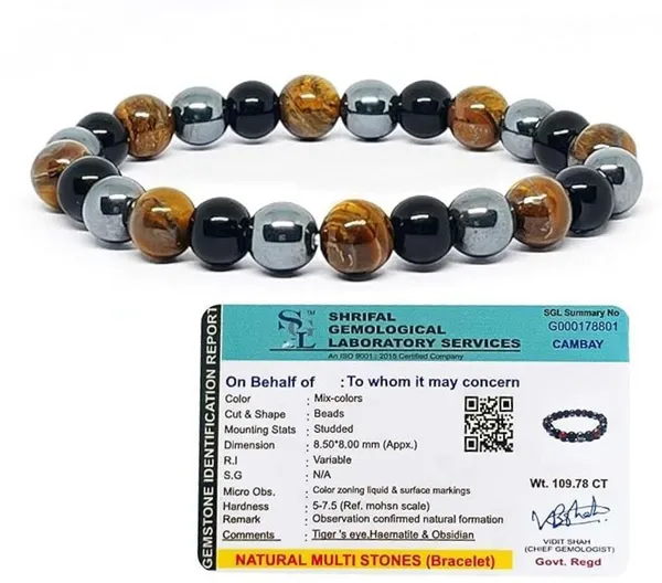 Multiagate_Golden_Pyrite,_Crystal,_Tiger's_Eye,_Black_Obsidian_Bracelet_Set_(Pack_of_2)
