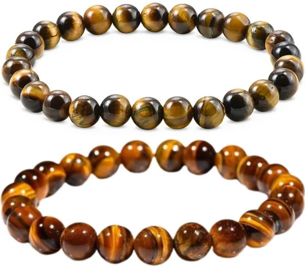 Multiagate_Crystal,_Tiger's_Eye_Bracelet_Set_(Pack_of_2)