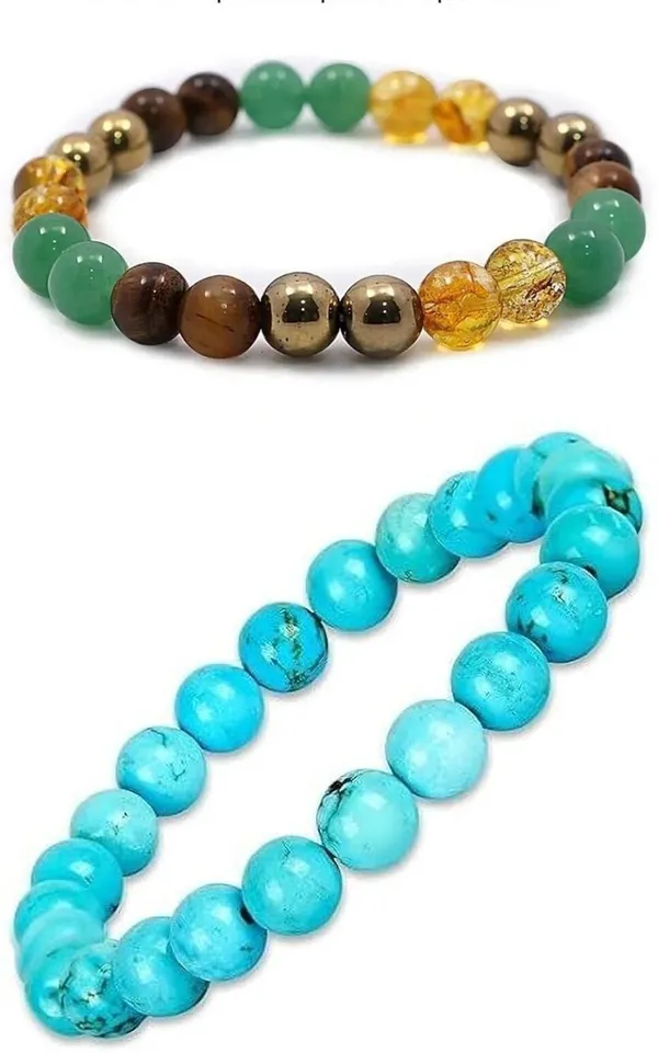 Multiagate_Pyrite,_Green_Aventurine,_Golden_Pyrite,_Crystal,_Tiger's_Eye,_Citrine_Bracelet_Set_(Pack_of_2)