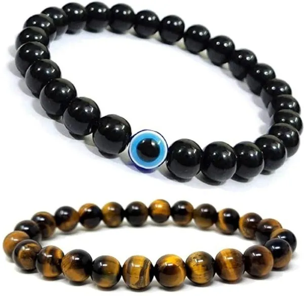 Multiagate_Stone,_Crystal,_Tiger's_Eye,_Evil_Eye_Bracelet_Set_(Pack_of_2)