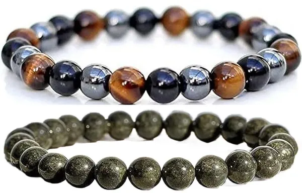 Multiagate_Pyrite,_Crystal,_Glass_Bracelet_Set_(Pack_of_2)