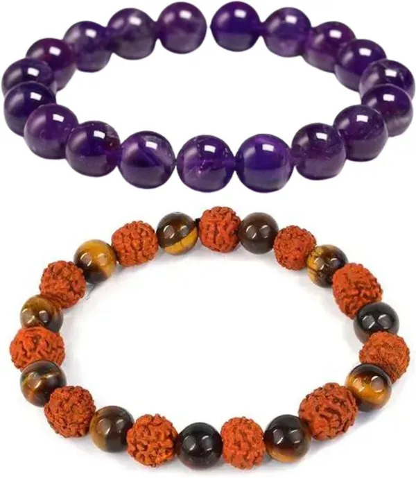 Multiagate_Stone,_Amethyst,_Crystal,_Tiger's_Eye,_Rudraksha_Bracelet_Set_(Pack_of_2)
