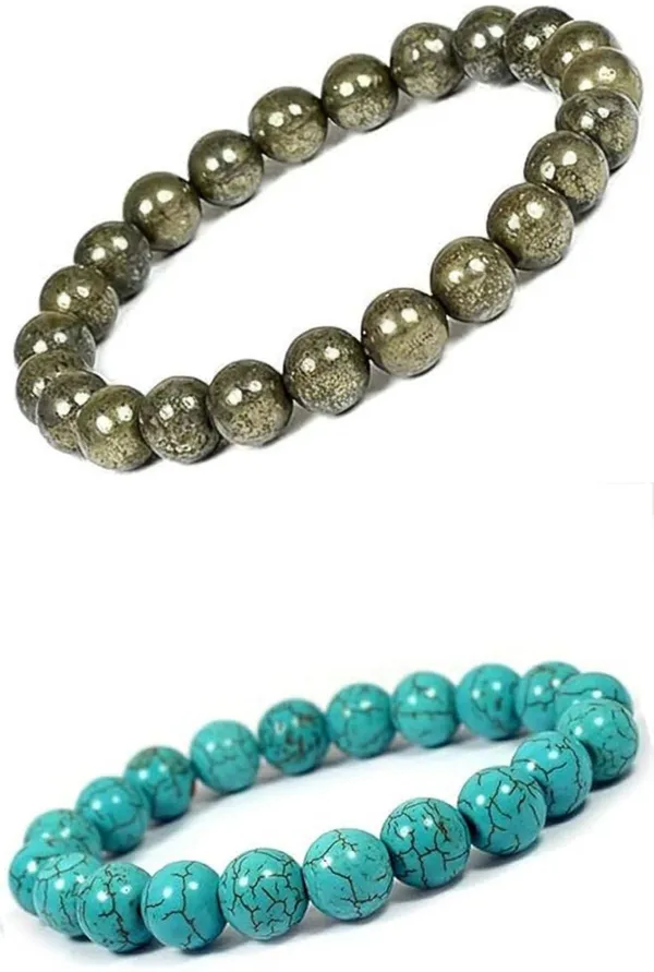 Multiagate_Stone,_Crystal,_Turquoise_Bracelet_Set_(Pack_of_2)