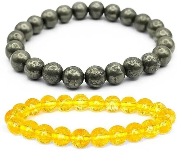 Multiagate_Pyrite,_Stone,_Crystal,_Citrine_Bracelet_Set_(Pack_of_2)