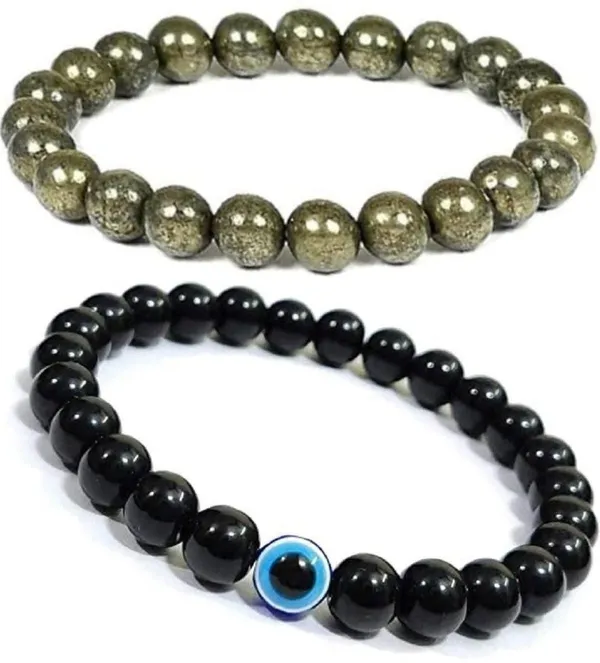Multiagate_Pyrite,_Crystal,_Evil_Eye_Bracelet_Set_(Pack_of_2)