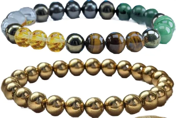 Multiagate_Pyrite,_Stone_Bracelet_Set_(Pack_of_2)