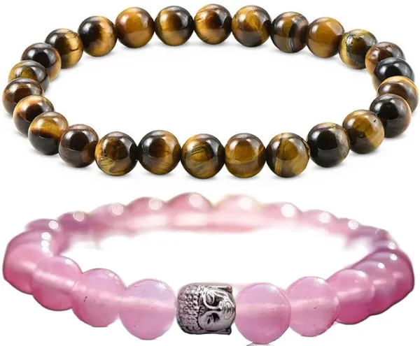 Multiagate_Stone,_Rose_Quartz,_Silver,_Crystal_Bracelet_Set_(Pack_of_2)