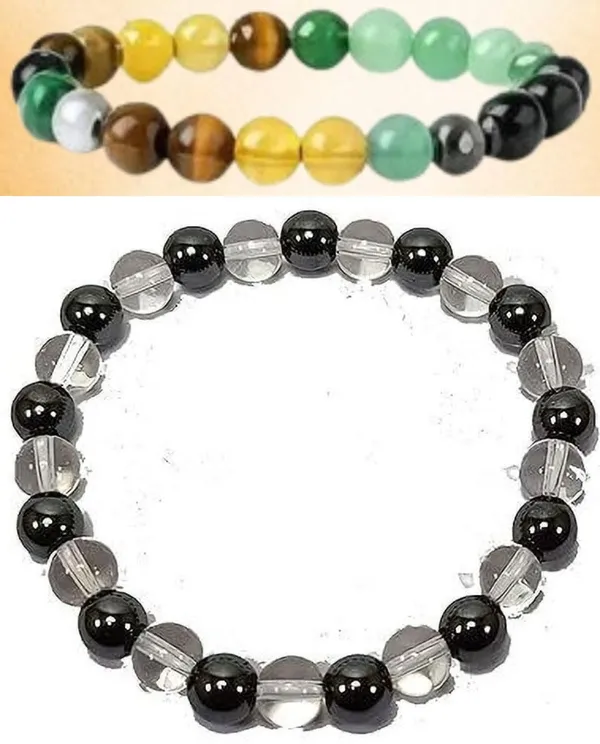 Multiagate_Pyrite,_Green_Aventurine,_Crystal,_Tiger's_Eye,_Citrine,_Clear_Quartz_Bracelet_Set_(Pack_of_2)