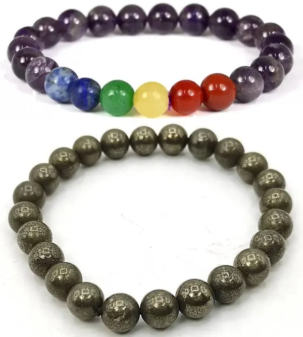 Multiagate_Lapiz_Lazuli,_Pyrite,_Stone,_Green_Aventurine,_Amethyst,_Crystal,_7_Chakra,_Red,_Black_Obsidian_Bracelet_Set_(Pack_of_2)