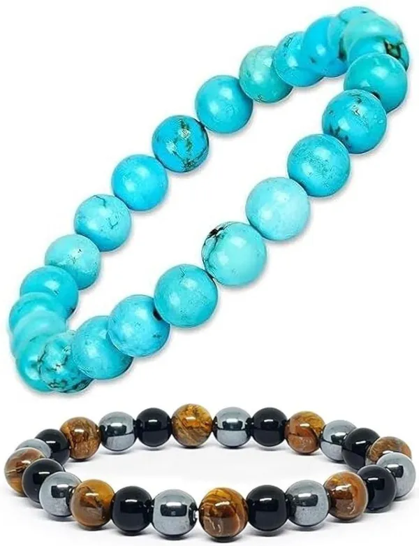 Multiagate_Crystal,_Tiger's_Eye,_Black_Obsidian_Bracelet_Set_(Pack_of_2)