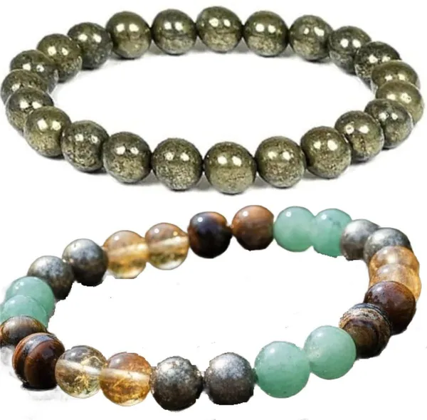 Multiagate_Pyrite,_Crystal_Bracelet_Set_(Pack_of_2)