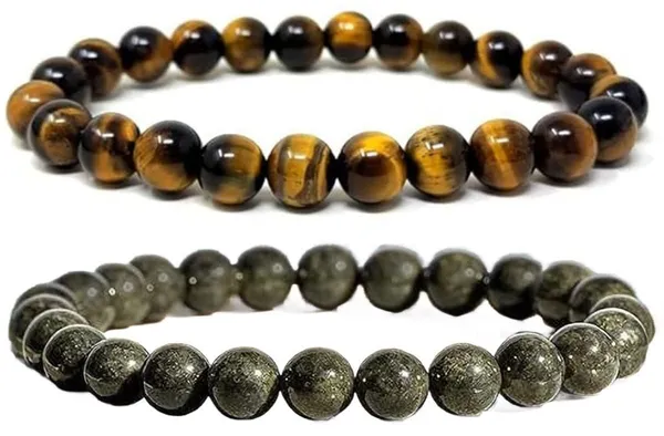 Multiagate_Pyrite,_Stone,_Crystal,_Tiger's_Eye_Bracelet_Set_(Pack_of_2)