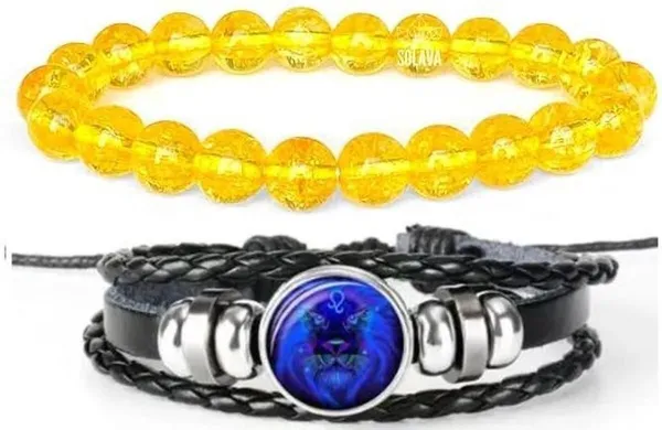 Multiagate_Stone,_Crystal,_Citrine,_Leather_Bracelet_Set_(Pack_of_2)