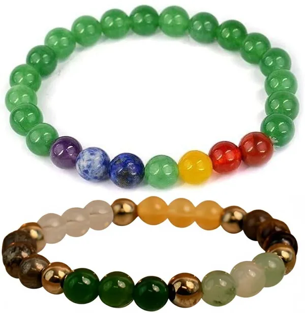 Multiagate_Lapiz_Lazuli,_Stone,_Green_Aventurine,_Amethyst,_Lava,_7_Chakra,_Clear_Quartz,_Green_Jade_Bracelet_Set_(Pack_of_2)