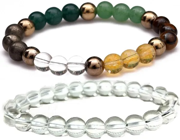 Multiagate_Pyrite,_Stone,_Green_Aventurine,_Crystal,_Tiger's_Eye,_Citrine,_Clear_Quartz_Bracelet_Set_(Pack_of_2)