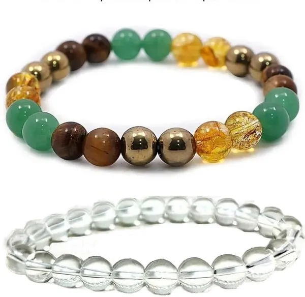 Multiagate_Pyrite,_Stone,_Green_Aventurine,_Golden_Pyrite,_Crystal,_Tiger's_Eye,_Citrine,_Clear_Quartz_Bracelet_Set_(Pack_of_2)