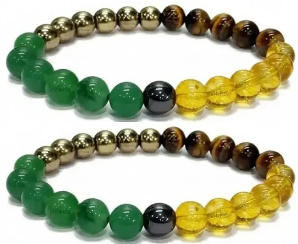 Multiagate_Stone,_Green_Aventurine,_Golden_Pyrite,_Tiger's_Eye,_Citrine_Bracelet_Set_(Pack_of_2)
