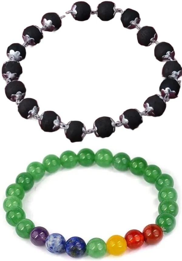 Multiagate_Lapiz_Lazuli,_Wood,_Green_Aventurine,_Amethyst,_Lava,_7_Chakra,_Clear_Quartz,_Green_Jade_Bracelet_Set_(Pack_of_2)