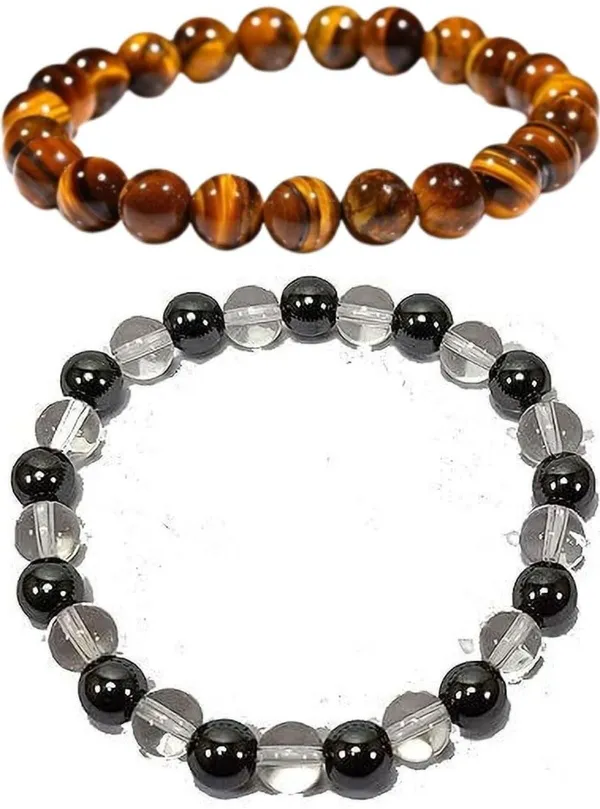 Multiagate_Crystal,_Tiger's_Eye_Bracelet_Set_(Pack_of_2)