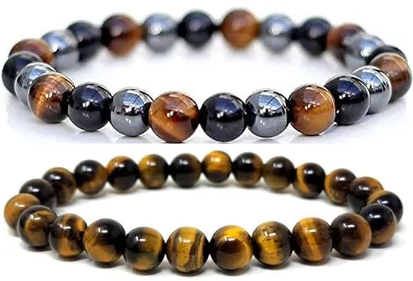 Multiagate_Stone,_Crystal,_Tiger's_Eye,_Glass_Bracelet_Set_(Pack_of_2)