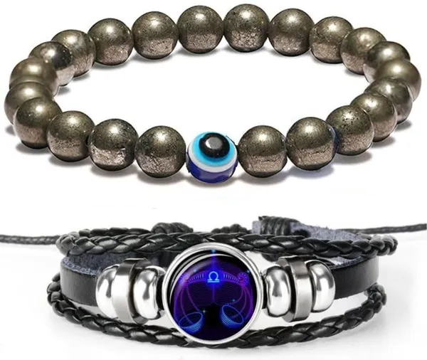 Multiagate_Pyrite,_Stone,_Crystal,_Evil_Eye,_Leather_Bracelet_Set_(Pack_of_2)