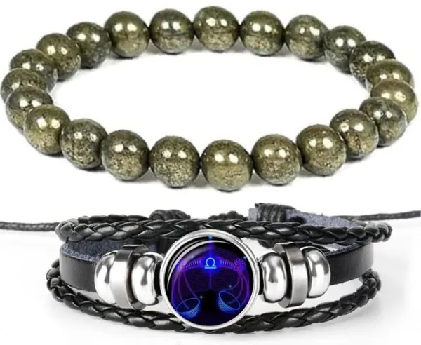 Multiagate_Pyrite,_Crystal,_Leather_Bracelet_Set_(Pack_of_2)