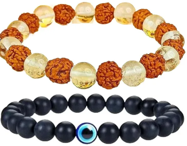 Multiagate_Crystal,_Rudraksha,_Clear_Quartz_Bracelet_Set_(Pack_of_2)