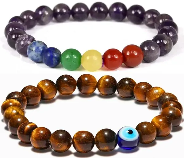 Multiagate_Lapiz_Lazuli,_Stone,_Green_Aventurine,_Amethyst,_Crystal,_7_Chakra,_Red,_Black_Obsidian_Bracelet_Set_(Pack_of_2)