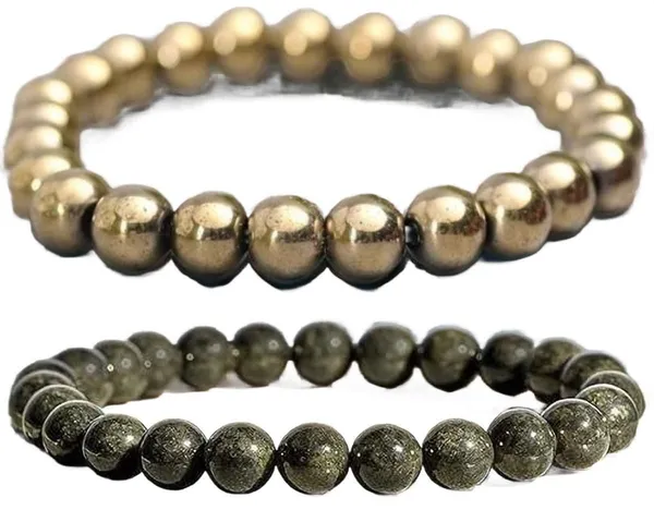Multiagate_Pyrite_Bracelet_Set_(Pack_of_2)