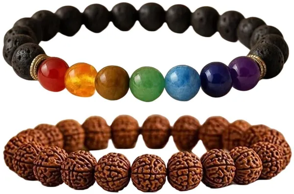 Multiagate_Pyrite,_Stone,_Green_Aventurine,_Amethyst,_Tiger's_Eye,_Rudraksha,_Lava,_7_Chakra,_Green_Jade_Bracelet_Set_(Pack_of_2)