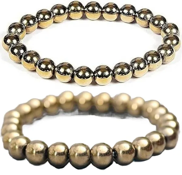Multiagate_Pyrite,_Stone_Bracelet_Set_(Pack_of_2)