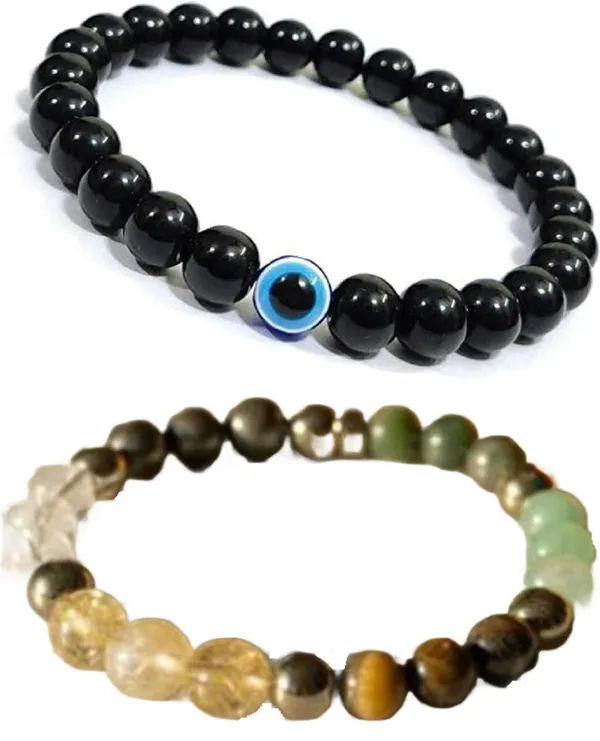 Multiagate_Pyrite,_Stone,_Green_Aventurine,_Amethyst,_Crystal,_Tiger's_Eye,_Citrine,_Evil_Eye,_Green_Jade_Bracelet_Set_(Pack_of_2)