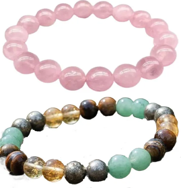 Multiagate_Rose_Quartz,_Crystal_Bracelet_Set_(Pack_of_2)