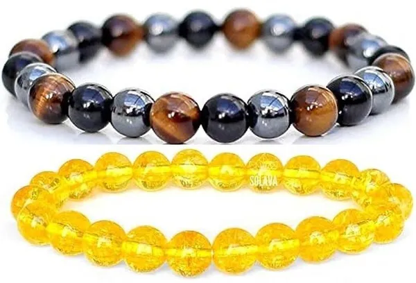 Multiagate_Stone,_Crystal,_Glass,_Citrine_Bracelet_Set_(Pack_of_2)