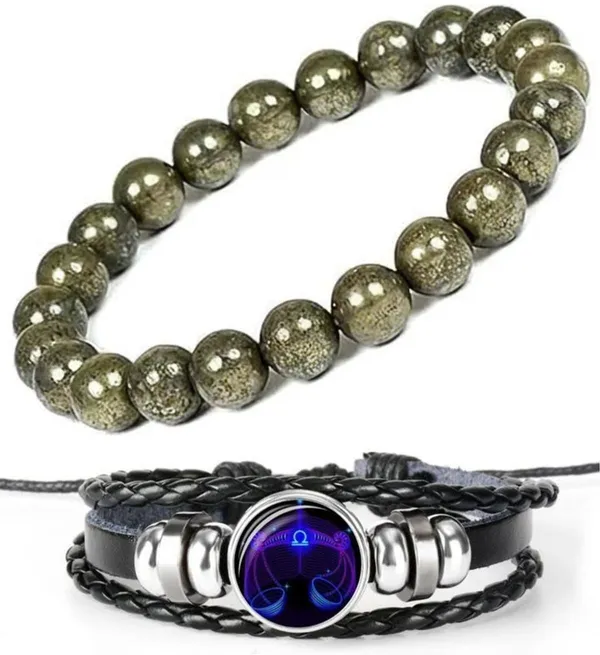 Multiagate_Crystal,_Leather_Bracelet_Set_(Pack_of_2)