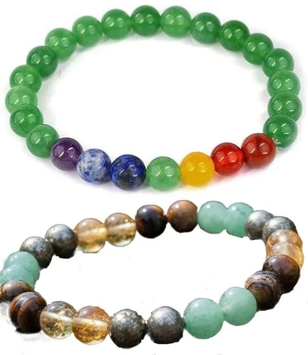 Multiagate_Lapiz_Lazuli,_Green_Aventurine,_Amethyst,_Crystal,_Lava,_7_Chakra,_Clear_Quartz,_Green_Jade_Bracelet_Set_(Pack_of_2)
