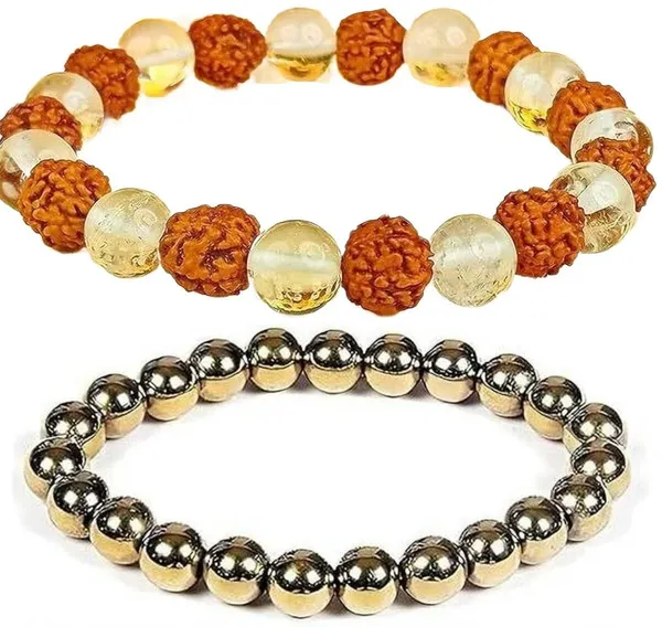 Multiagate_Stone,_Crystal,_Rudraksha,_Clear_Quartz_Bracelet_Set_(Pack_of_2)