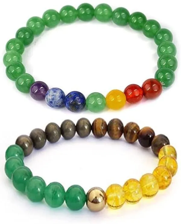 Multiagate_Lapiz_Lazuli,_Green_Aventurine,_Amethyst,_Crystal,_Lava,_7_Chakra,_Clear_Quartz,_Green_Jade_Bracelet_Set_(Pack_of_2)