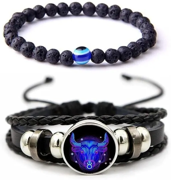 Multiagate_Stone,_Crystal,_Lava,_Leather,_Black_Obsidian_Bracelet_Set_(Pack_of_2)
