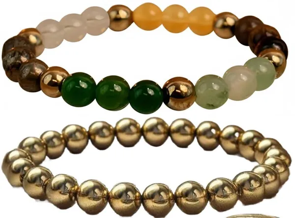 Multiagate_Pyrite,_Stone_Bracelet_Set_(Pack_of_2)