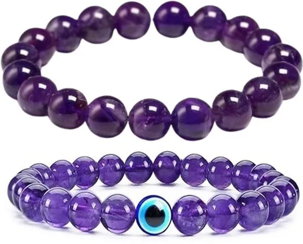 Multiagate_Amethyst,_Crystal_Bracelet_Set_(Pack_of_2)