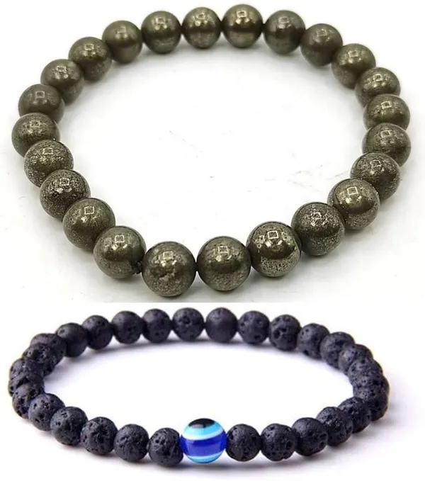 Multiagate_Pyrite,_Stone,_Crystal,_Lava,_Black_Obsidian_Bracelet_Set_(Pack_of_2)