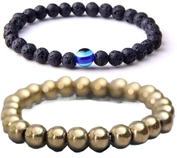 Multiagate_Pyrite,_Stone,_Crystal,_Lava,_Black_Obsidian_Bracelet_Set_(Pack_of_2)