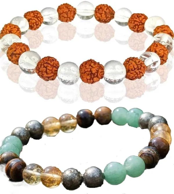 Multiagate_Crystal,_Rudraksha,_Clear_Quartz_Bracelet_Set_(Pack_of_2)