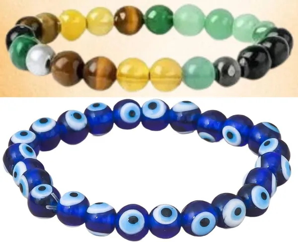 Multiagate_Pyrite,_Green_Aventurine,_Tiger's_Eye,_Citrine,_Clear_Quartz,_Evil_Eye_Bracelet_Set_(Pack_of_2)